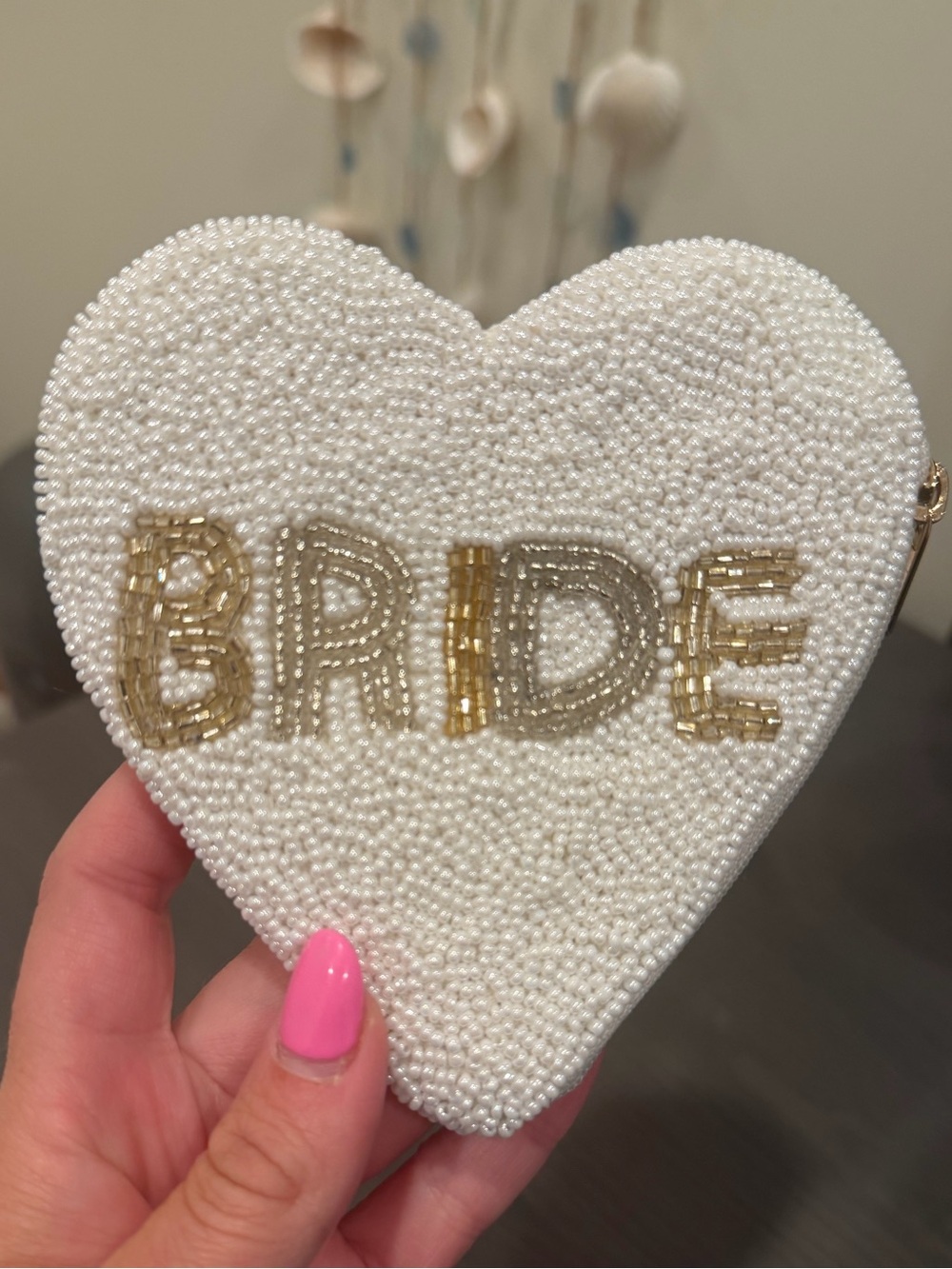 Bride Beaded Coin Purse